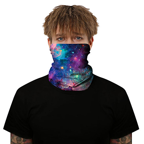 

Men's Bandana Sports & Outdoor Polyester Scarf Galaxy