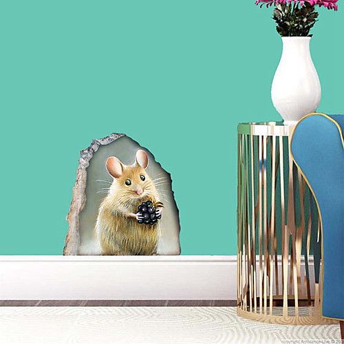 

Llittle Mouse Wall Stickers Plane Wall Stickers Decorative Wall Stickers PVC Home Decoration Wall Decal Wall / Window Decoration 1212.5cm