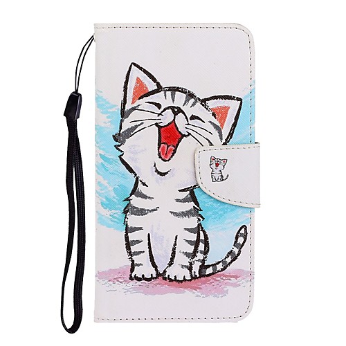 

Case For Huawei P40 Lite/Nova 7SE/Y9 Prime 2019 Wallet / Card Holder / with Stand Full Body Cases Cat PU Leather For Huawei P Smart Z/P20 Lite 2019/Nova 7 Pro/Honor V30/Play 3