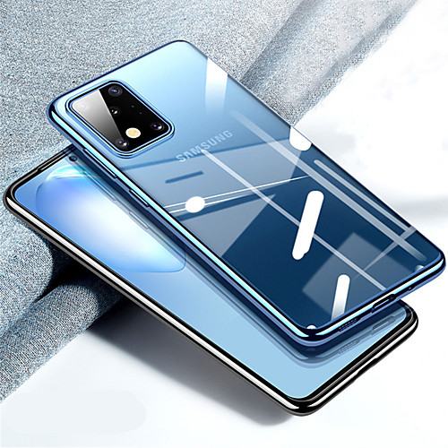 

Phone Case For Samsung Galaxy Back Cover S20 Plus S20 Ultra S20 Plating Solid Color TPU