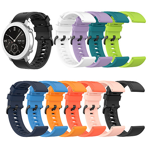

Watch Band for Huami Amazfit Stratos 2 / Amazfit GTR 47mm / Amazfit Pace Amazfit Classic Buckle Silicone Wrist Strap