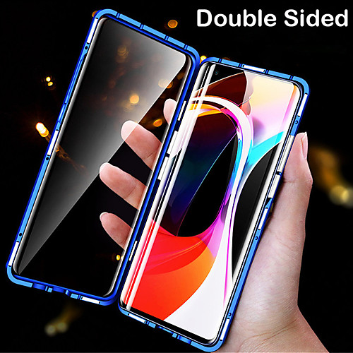 

Magnetic Double Sided Case For Huawei Huawei P30 Pro / Mate 30 / Mate 30 Pro Shockproof / Magnetic Full Body Cases Solid Colored Tempered Glass / Metal