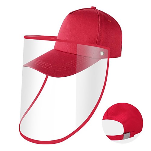 

Hiking Hat Pollution Protection Mask Waterproof Sunscreen Breathable Ultraviolet Resistant Solid Color POLY Cotton Blend Spring Summer for Men's Women's Camping / Hiking Hunting Fishing Yellow Red