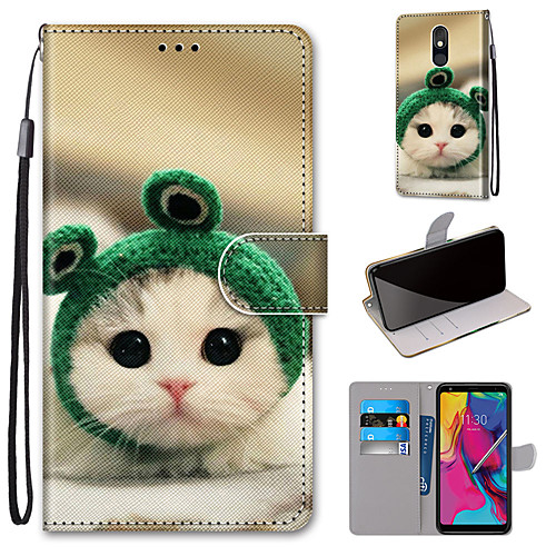 

Case For Motorola Moto G8 Play / Moto G8 Plus / MOTO E6 plus Wallet / Card Holder / with Stand Full Body Cases Frog Cat PU Leather / TPU for MOTO E6 Play / MOTO G7 / MOTO G7 Plus