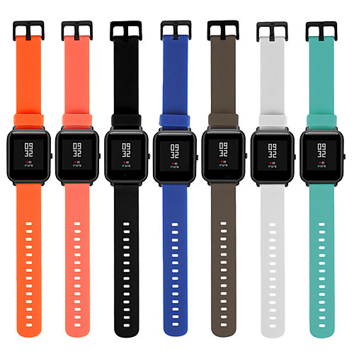 

20mm Wrist Strap for Xiaomi Amazfit Bip Quick Release Sports Bracelet Silicone Watch Band