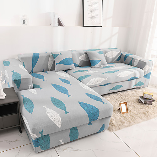 

Sofa Cover Stretch Cheap Slipcovers Soft Durable Couch Cover 1 Piece Spandex Jacquard Fabric Washable Furniture Protector Armchair Loveseat L-shape