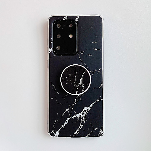 

Case For Samsung Galaxy A70 A70S A90 5G A6 2018 A6 Plus 2018 A7 2018 A9 2018 S20 S20 Plus S20 Ultra with Stand Frosted Pattern Back Cover Marble TPU