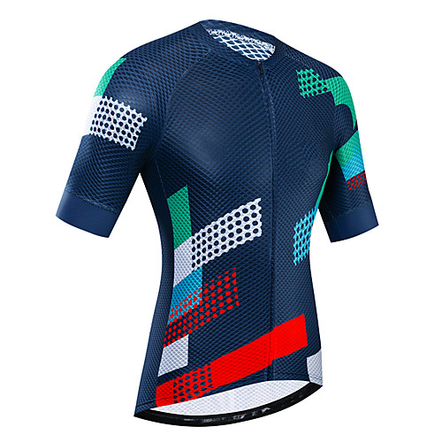 

21Grams Women's Short Sleeve Cycling Jersey Summer RedBlue Solid Color Bike Jersey Top Mountain Bike MTB Road Bike Cycling UV Resistant Quick Dry Breathable Sports Clothing Apparel / Stretchy