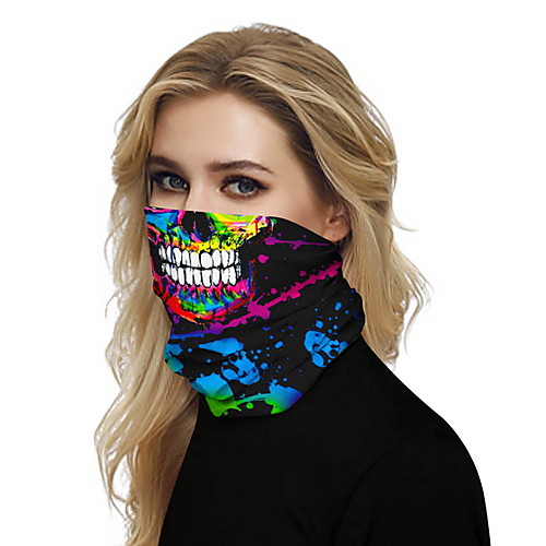 

Women's Bandana Balaclava Neck Gaiter Neck Tube UV Resistant Quick Dry Lightweight Materials Cycling Polyester for Men's Women's Adults / Pollution Protection / Floral Botanical Sunscreen / High Breat