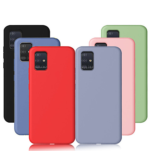 

For Samsung Galaxy A51 A71 A80 A90 Case Liquid Silicone Soft TPU Cover For Samsung Galaxy A70 A50 A40 A30 A20 A10 A20e A7 2018 Case