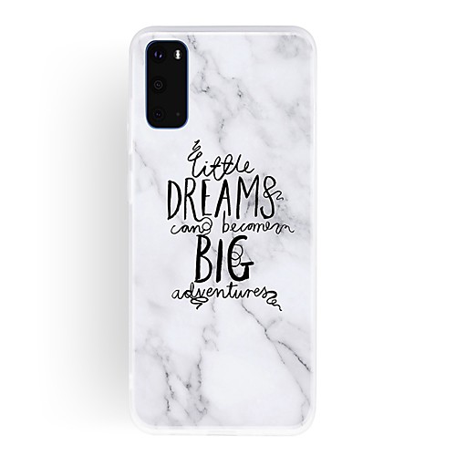 

Case For Samsung Galaxy A20e/Galaxy A10s/Galaxy A20s Ultra-thin / Frosted / Pattern Back Cover Word / Phrase / Marble TPU For Galaxy A01/A11/A21/A41/A51/A71/A81/A91/S20/S20 Plus/S20 Ultra