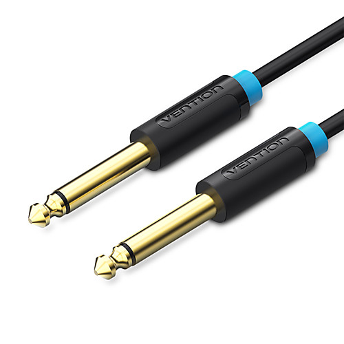 

VENTION 6.35mm Audio AUX Connect Cable 6.35mm Audio AUX to 6.35mm Connect Cable Male - Male Gold-plated copper 1m