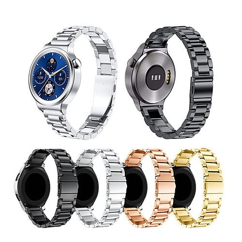 

Smart Watch Band for Huawei 1 pcs Sport Band Stainless Steel Replacement Wrist Strap for Huawei Fit / Huawei Honor S1 Huawei Watch Huawei B5