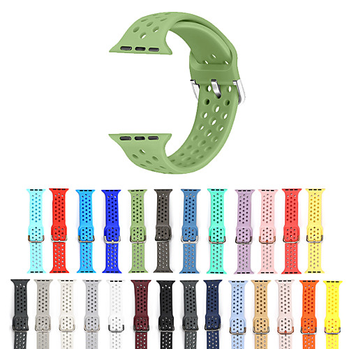 

Watch Band for Apple Watch Series 5/4/3/2/1 Apple Modern Buckle Silicone Wrist Strap
