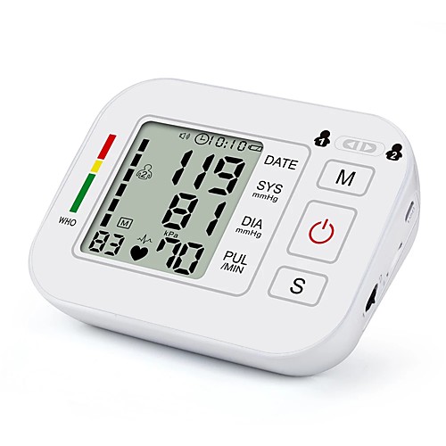 

Portable Medical Blood Pressure Measurement, Automatic Digital BP Monitor with Upper Arm Cuff for Home Testing