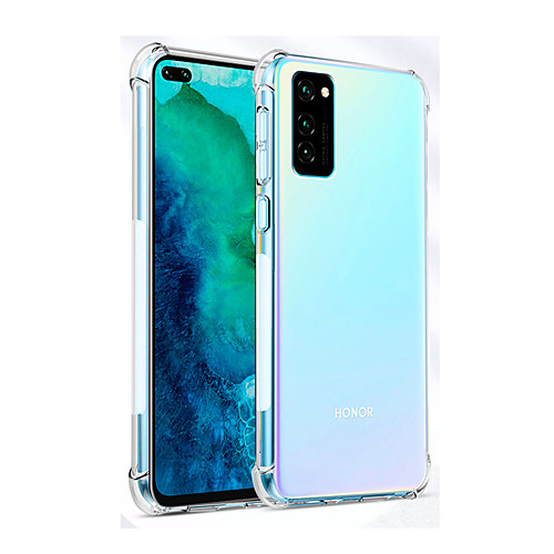 

Naxtop Reinforced Corners Ultra-Slim Clear TPU Silicone Soft Shockproof Thin Fit Phone Case for Huawei P40 Pro / P40 / nova 6 SE / Honor V30 Pro