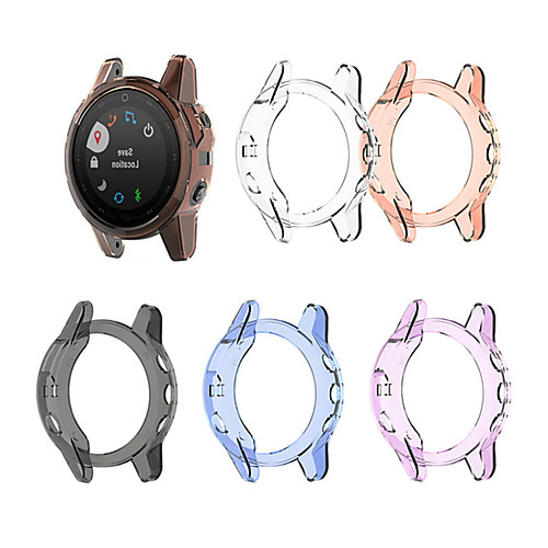 

For Garmin Fenix 5S Replacement TPU Protective Case Cover Shell Transparent