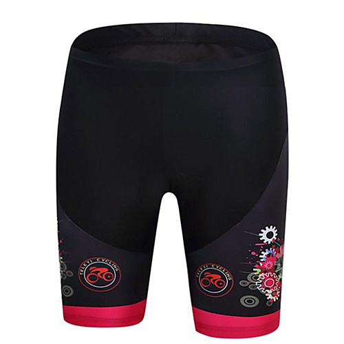 

21Grams Women's Cycling Shorts Spandex Bike Shorts Padded Shorts / Chamois Pants Quick Dry Breathable Sports Novelty Gear Black / Red Mountain Bike MTB Road Bike Cycling Clothing Apparel Bike Wear