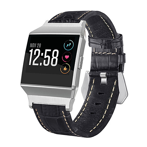 

Replace Luxury Wrist Strap for Fitbit ionic Modern Buckle Genuine Leather Watch Band