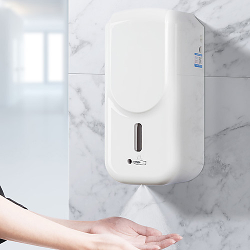 

Touchless Automatic Liquid Dispenser Machine Automatic Induction Machine Wall-Mounted Rechargable Battery Charged Liquid Mist Spray High Volume 1000ML