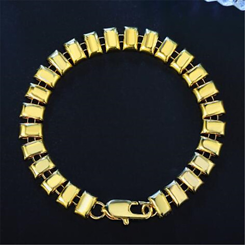 

Women's Men's Chain Bracelet Classic Flower Fashion 18K Gold Plated Bracelet Jewelry Gold For Party Evening Gift