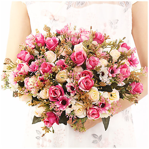 

Lai Roses Home Decoration Eternal Roses Wedding Atmosphere Decoration Holding Flowers 1 Bouquet 30cm