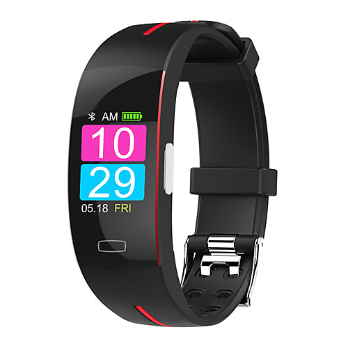 

LITBest P3A Smart Band Fitness Bracelet Bluetooth IPX-7 Waterproof Touch Screen Heart Rate Monitor ECGPPG Pedometer Call Reminder 20mm Watch Case for Android iOS Samsung Xiaomi Apple Men Women