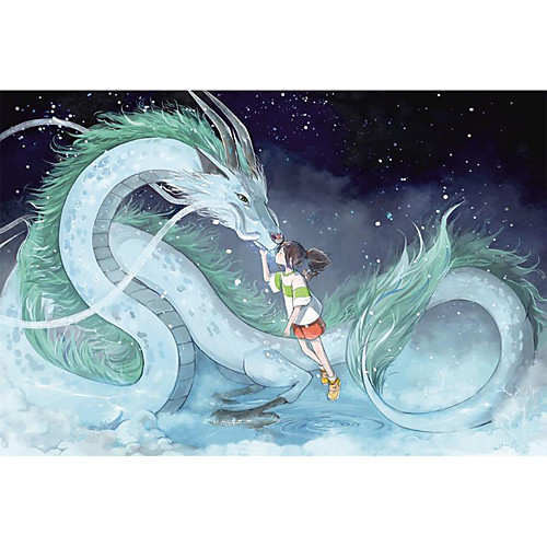 

1000 pcs Cartoon Jigsaw Puzzle Focus Toy Decompression Toys Parent-Child Interaction Wooden Anime Kid's Adults Toy Gift