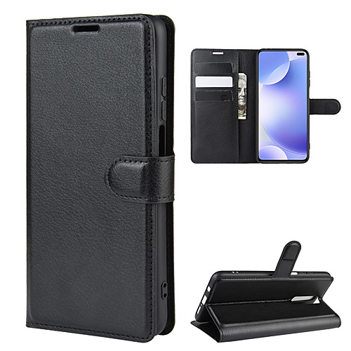 

For Redmi K30 Litchi Texture Horizontal Flip Leather Case with Wallet &amp Holder &amp Card Slots
