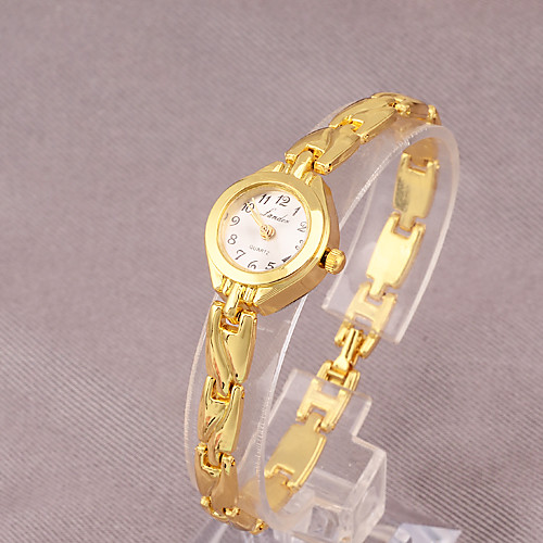 

Women's Quartz Watches Fashion Gold Alloy Chinese Quartz Gold Adorable 1 pc Analog One Year Battery Life