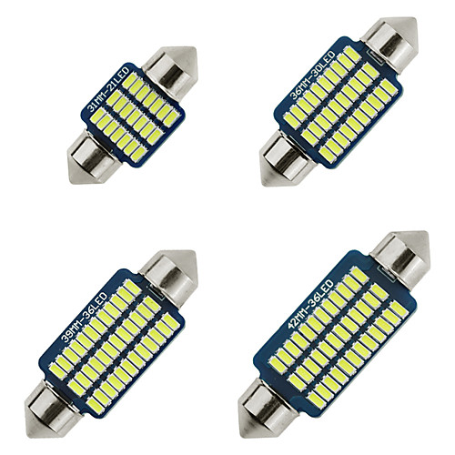 

31mm 36mm 39mm 41mm C5W LED Bulb CANBUS 21 30 36 SMD 3014 Car Interior reading dome lamps Parking Light Clearance Bulbs Auto plate Lamp White Warm white Ice blue 2pcs