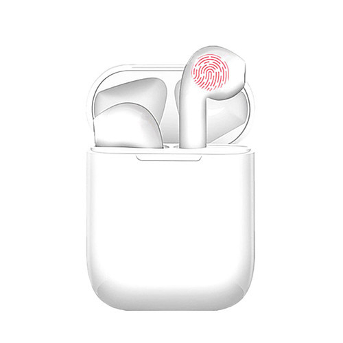 

LITBest i12 TWS True Wireless Earbuds Wireless Bluetooth 5.0 Stereo with Charging Box Auto Pairing Smart Touch Control for Mobile Phone