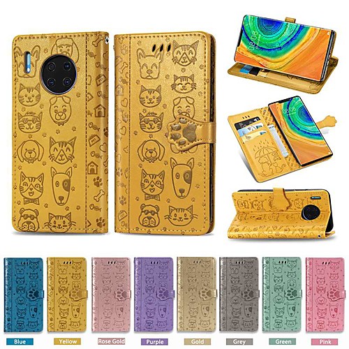 

Case For Huawei P30/P30 Pro/P30 Lite Wallet / Card Holder / with Stand Full Body Cases Solid Colored / Animal PU Leather For Huawei P40/P40 Pro/Mate 30 Lite/P Smart Z/P Smar Plus 2019/Honor 20 Pro/20i