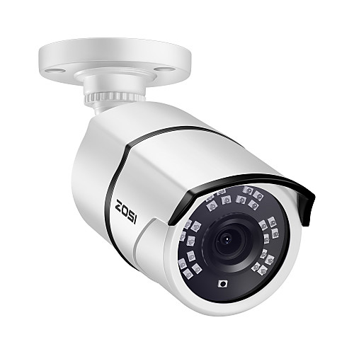 

ZOSI H.265 5MP 2560x1920P Ultra HD TVI Outdoor Weatherproof IP67 Nightvision 120ft Bullet Metal CCTV Camera for Video Surveillance Security System DVR Kit