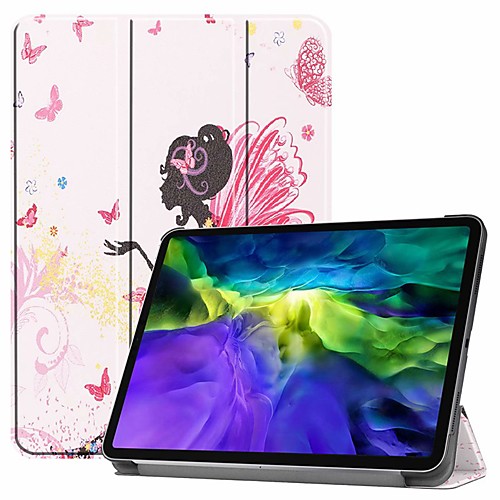 

Case For Pro 11''(2020) / iPad 10.2''(2019) / Ipad air3 10.5'(2019) Shockproof / with Stand / Flip Full Body Cases Elf Girl PU Leather Case For iPad (2017) / iPad Mini 5/4 iPad (2018) / iPad Air 2