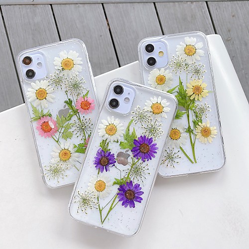 

Case For Apple iPhone 11 / iPhone 11 Pro / iPhone 11 Pro Max Shockproof Back Cover Flower TPU