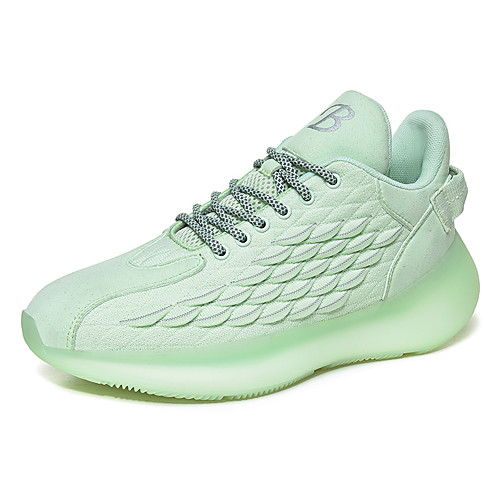 

Men's Fall / Spring & Summer Daily Outdoor Trainers / Athletic Shoes Running Shoes / Walking Shoes Tissage Volant Breathable Non-slipping Shock Absorbing White / Black / Light Green