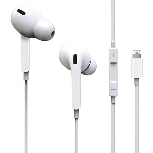 

Lightning Wired Earphone In-ear Earphones with microphone Wired Sport Music Stereo Earbuds Super Bass Hifi Headset for iPhone