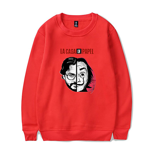 

Inspired by la casa de papel Dali Cosplay Costume Hoodie Pure Cotton Print Printing Hoodie For Men's / Women's