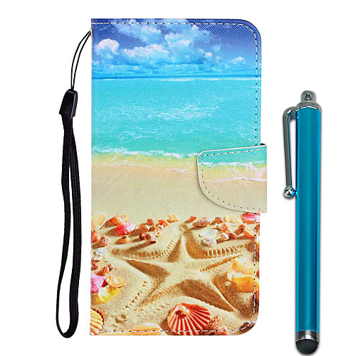 

Case For Samsung Galaxy Galaxy S20 / Galaxy S20 Plus / Galaxy S20 Ultra Wallet / Card Holder / with Stand Full Body Cases Beach PU Leather / TPU for Galaxy A51 / A71 / A70 / A50 / A30S / A30