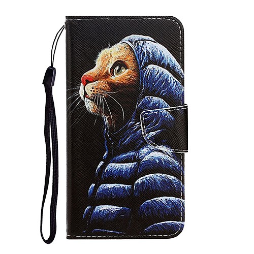 

Case For Huawei P40 Lite/Nova 7SE/Y9 Prime 2019 Wallet / Card Holder / with Stand Full Body Cases Cat PU Leather For Huawei P Smart Z/P20 Lite 2019/Nova 7 Pro/Honor V30/Play 3