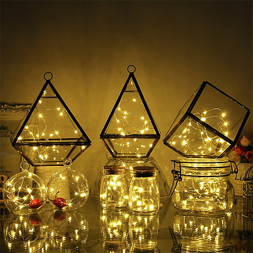 

10M 100LEDs Waterfall String Light Silver Wire Flexible Tassel Lights Warm White AA Battery Power for Home Indoor Christmas New Year's Party Lighting