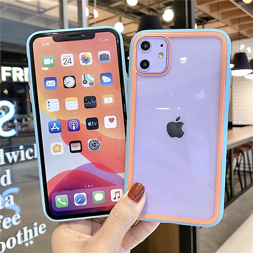 

Case For Apple iPhone 11 / iPhone 11 Pro / iPhone 11 Pro Max Shockproof / Transparent Back Cover Transparent Silicone / PC