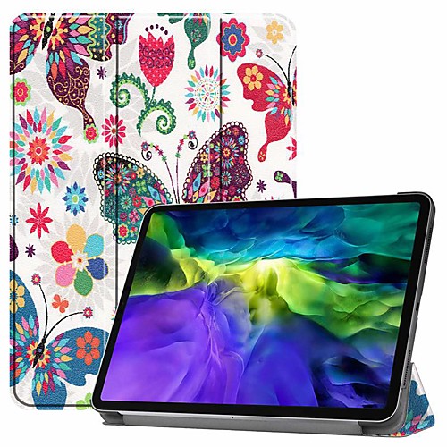 

Case For Pro 11''(2020) / iPad 10.2''(2019) / Ipad air3 10.5'(2019) Shockproof / with Stand / Flip Full Body Cases Butterfly PU Leather Case For iPad (2017) / iPad Mini 5/4 iPad (2018) / iPad Air2