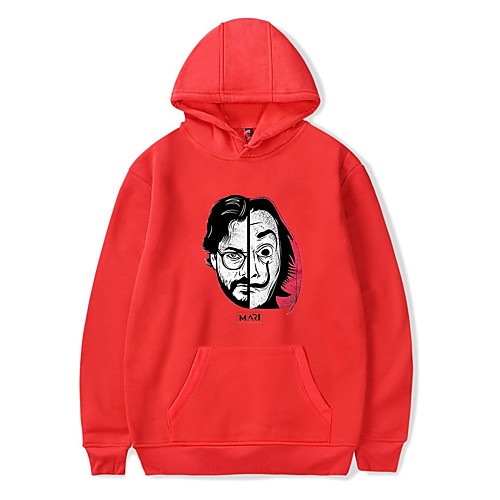 

Inspired by la casa de papel Dali Cosplay Costume Hoodie Pure Cotton Print Printing Hoodie For Men's / Women's