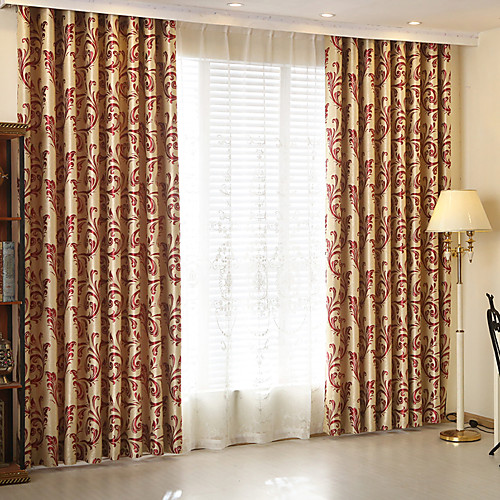

Window Curtain Window Treatment Room Darkening Light Blocking Jacquard Home Decoration For Bedroom Living Room Girls'Bedroom