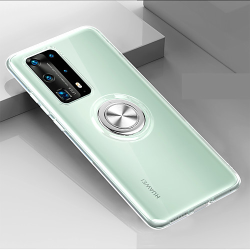 

Case For Huawei HUAWEI P40 PRO Shockproof Back Cover Solid Colored TPU
