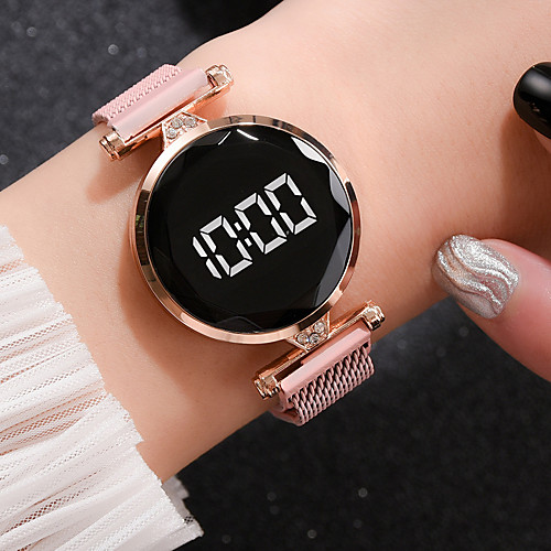 

Ladies Quartz Watches Elegant Fashion Rose Gold Alloy Chinese Quartz Rose Gold Blushing Pink Red New Design Casual Watch 1 pc Digital One Year Battery Life