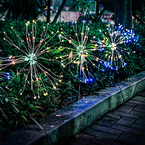 

Outdoor Solar String Light LED Solar Garden Light 12.5cm String Lights 120 LEDs 1 set Warm White White Multi Color Christmas New Year's Waterproof Solar Christmas Wedding Decoration Solar Powered