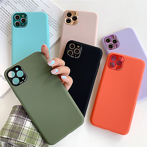 

iPhone11Pro Max Official 11 Eye Protection Liquid Silicone Mobile Phone Case 11Pro Solid Color Four Pack Anti-fall 11 Protective Cover